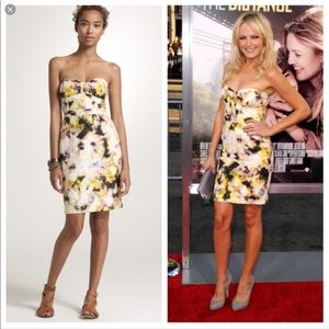 J.Crew Fleurette Strapless Dress Size 6